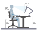 Standard Desk Height Guide: Best Height for Work - The Caring Girl